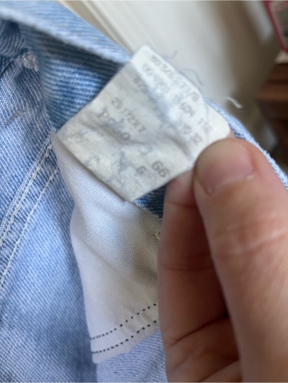 Lee Light Blue Denim Jean shorts - Picture 9 of 16
